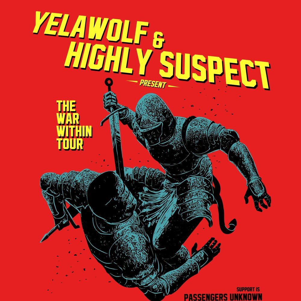 YELAWOLF & HIGHLY SUSPECT THE WAR WITHIN TOUR US 2026 Setlist Playlist