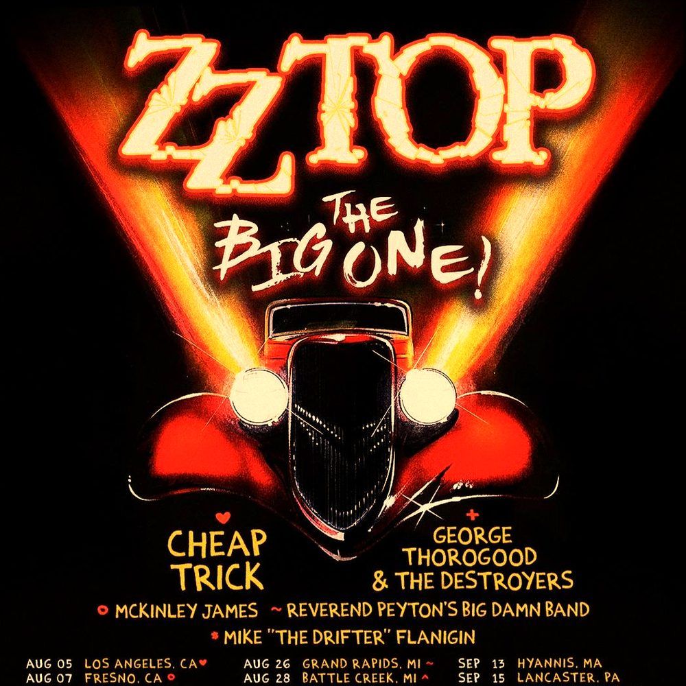 ZZ TOP THE BIG ONE! US 2026 Setlist Playlist